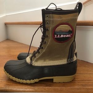 NWOT Katahdin Patch Waxed-Canvas L.L.Bean Boots